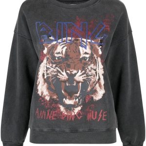 Anine-Bing-Tiger-Garment-Dyed-Sweatshirt