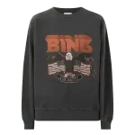 ANINE BING EAGLE GRAPHIC SWEATSHIRT