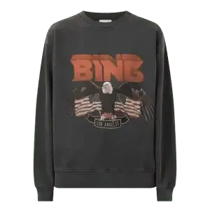 ANINE BING EAGLE GRAPHIC SWEATSHIRT