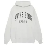 ANINE BING GREY HOODIE