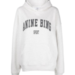 ANINE-BING-HARVEY-LOGO-PRINT-HOODIE