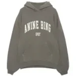 ANINE BING HOODIE IN DUSTY OLIVE