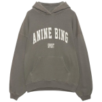 ANINE-BING-HARVEY-WHITE-LOGO-HOODIE