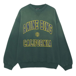 Anine-Bing-Jaci-Sweatshirt-Faded-Green