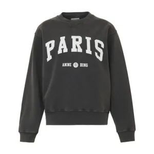 Anine Bing Paris Sweatshirt Vintage Black