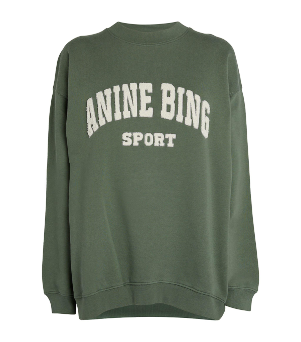 anine-bing-green-sweatshirt