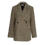 Anine Bing Houndstooth Blazer