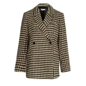 Anine Bing Houndstooth Blazer