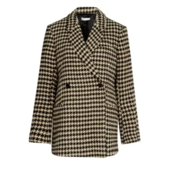 Anine Bing Houndstooth Blazer