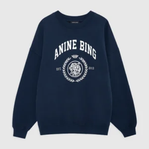 Anine Bing navy sweatshirt